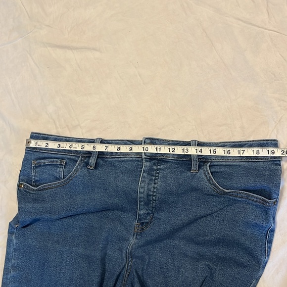 Ava & Viv 16W Straight Leg Jeans Medium Wash High Rise - Picture 5 of 10